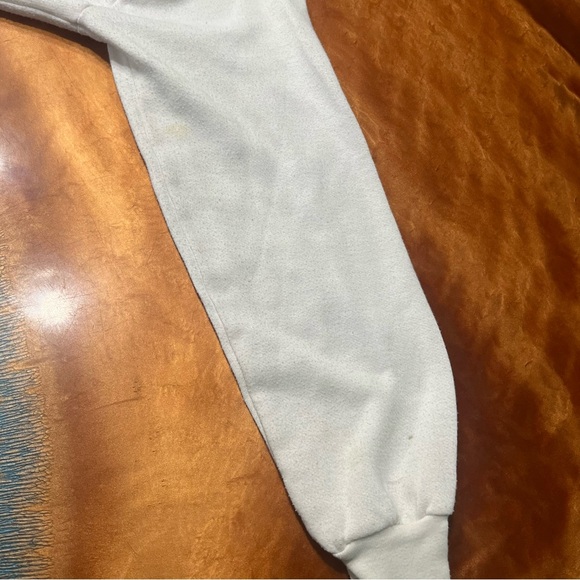 Vintage Ben Sprout Hong Kong CityScape Water Ferry Travel Sweatshirt white blue - Picture 8 of 13